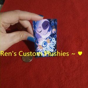 Custom Handmade Laminate Cosplay Videogame Fnaf Moondrop Card !